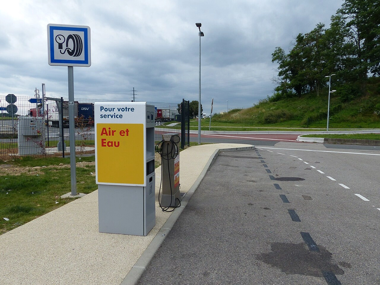 Reifendruckstation