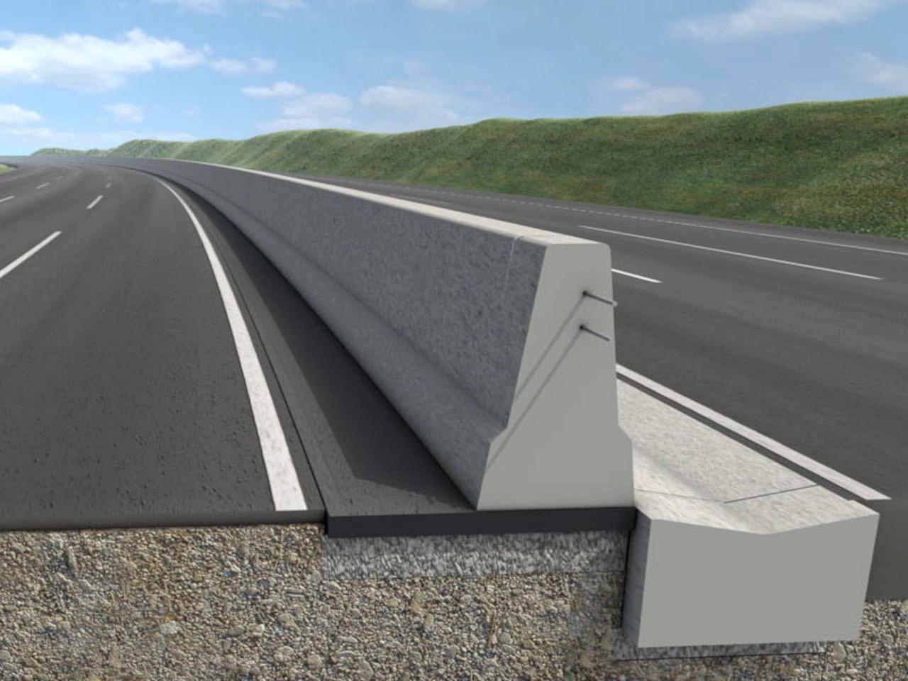 Concrete step barrier