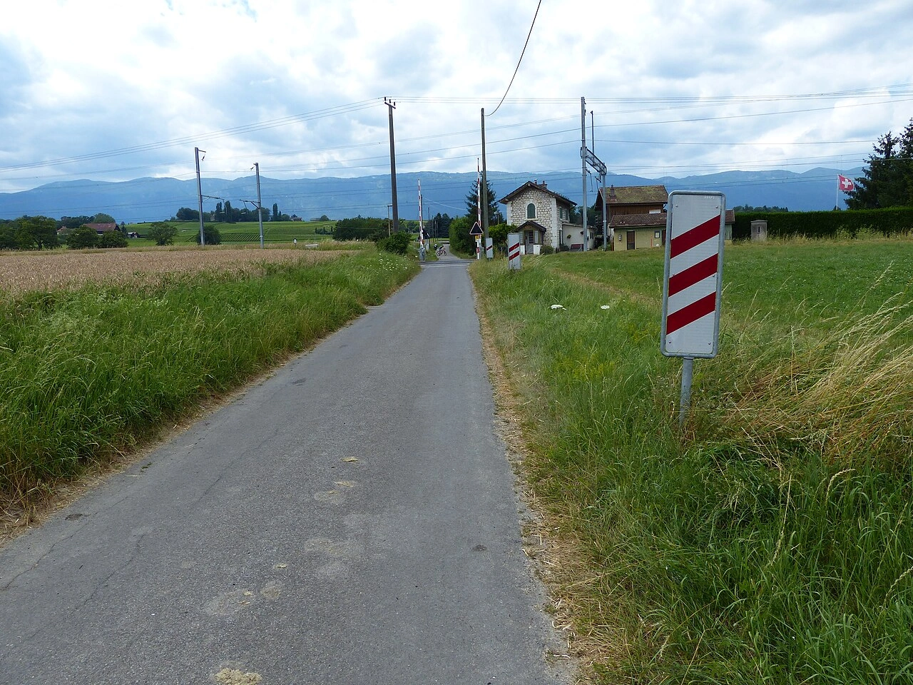 距離予告マーカー