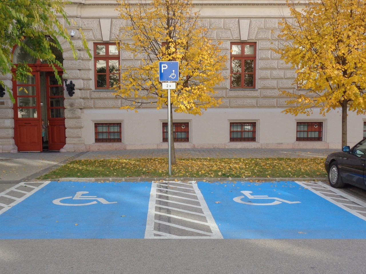 Disabled parking