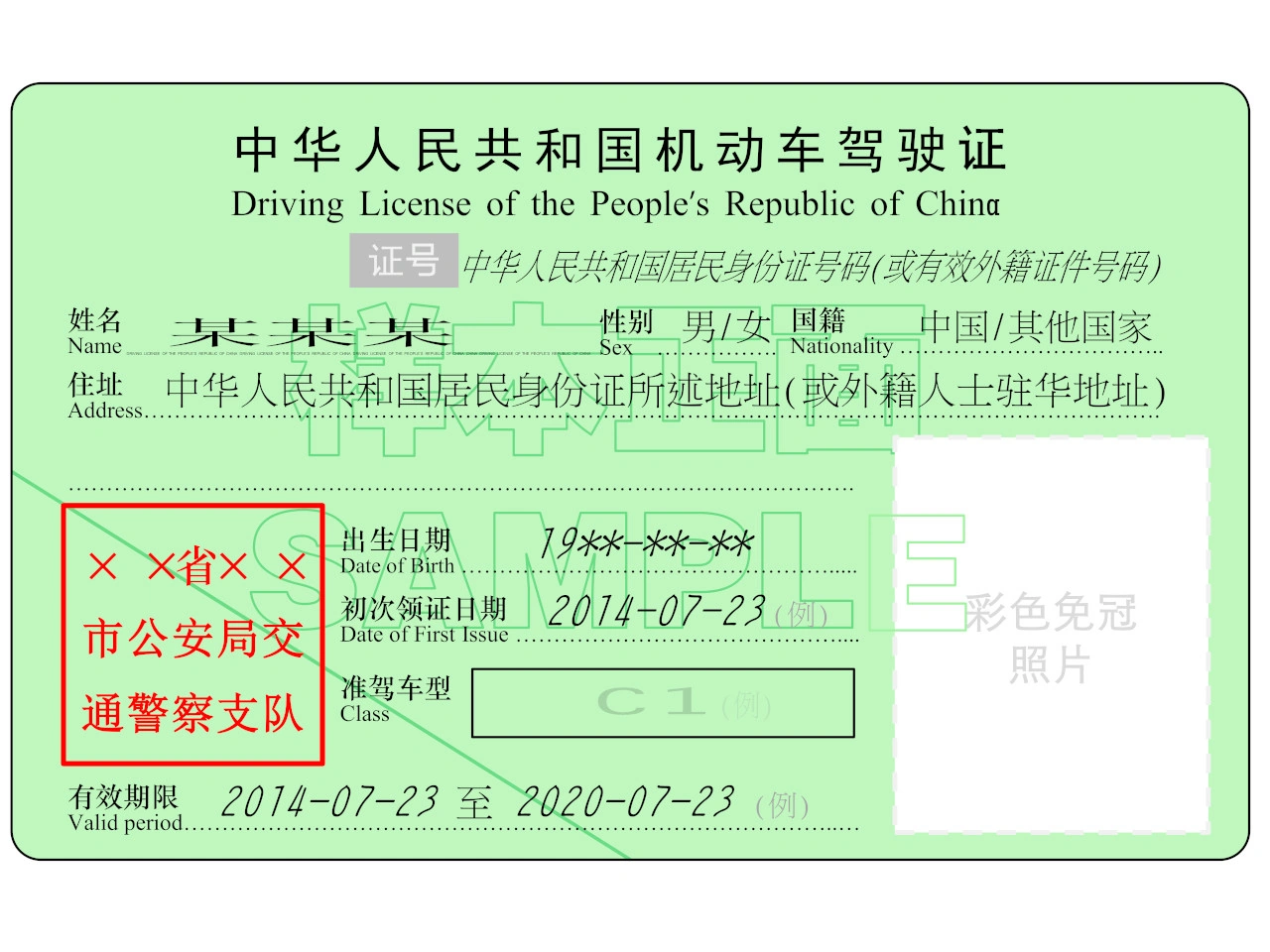 Driving licence