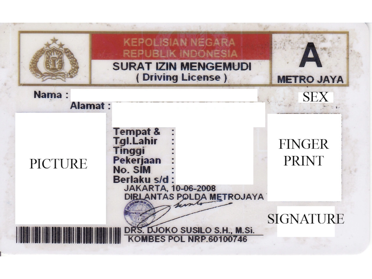 Driving licence