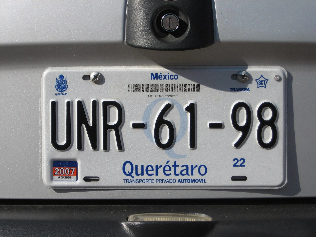 Licence plate