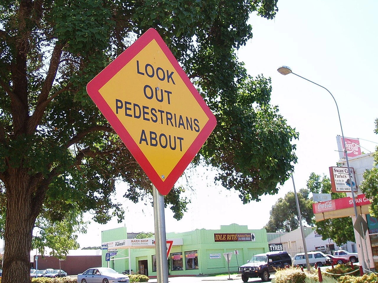 Pedestrian warning