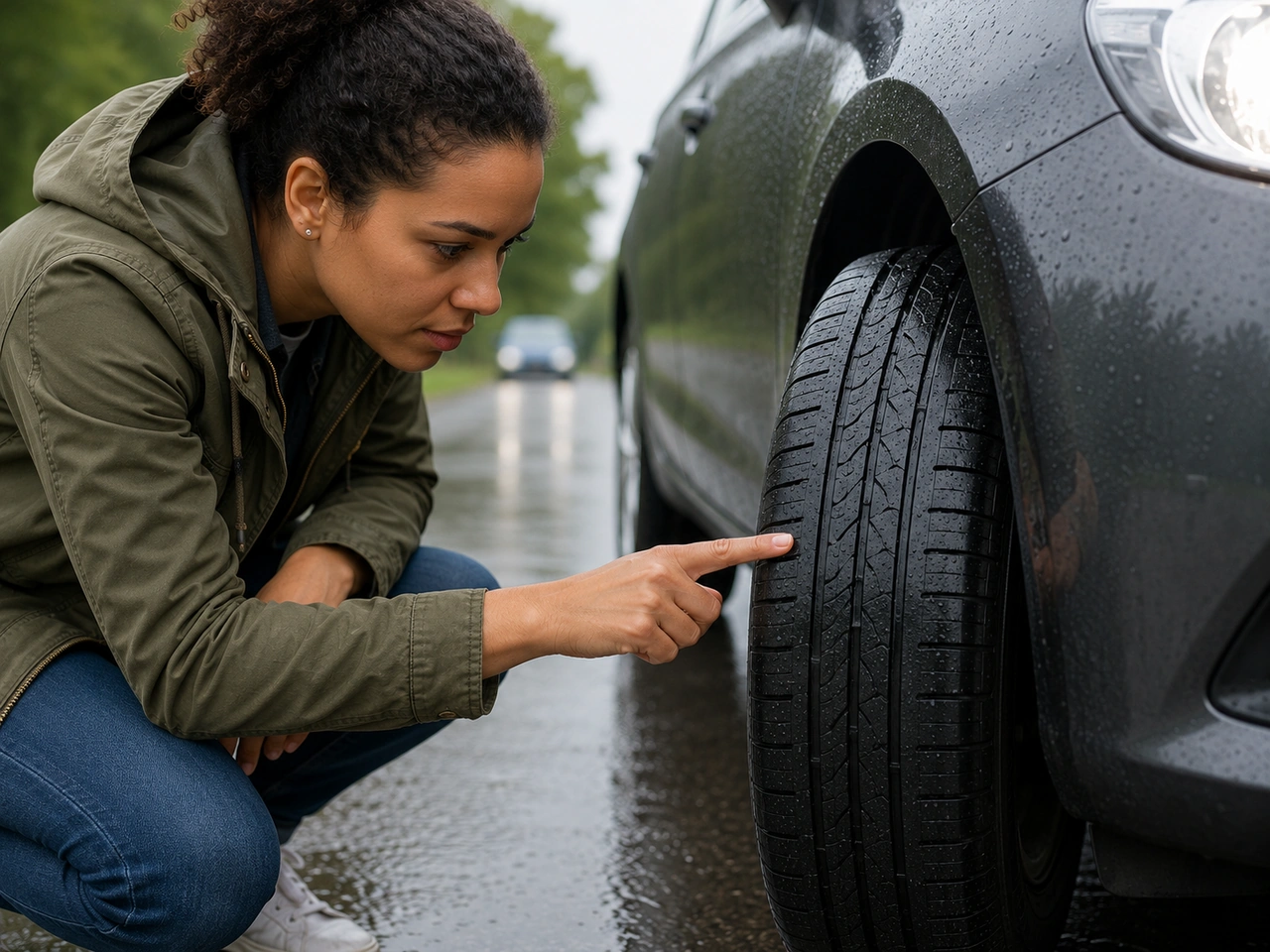 Why is adequate tyre tread important?