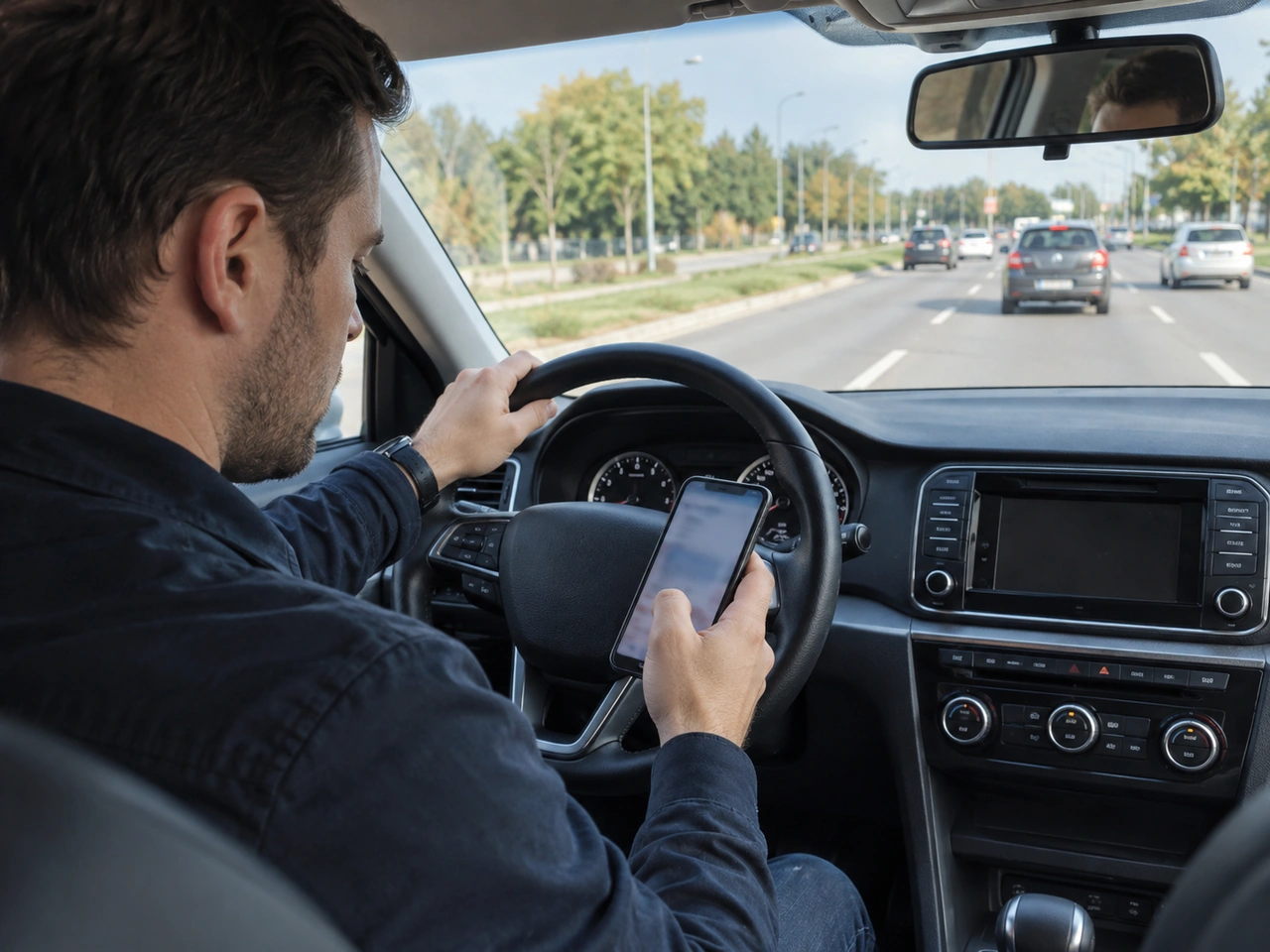 Why should you avoid using a phone while driving?