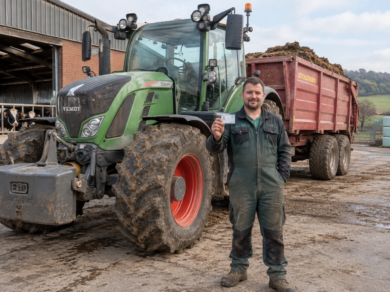 What Belgian licence is normally used for agricultural or forestry tractors?