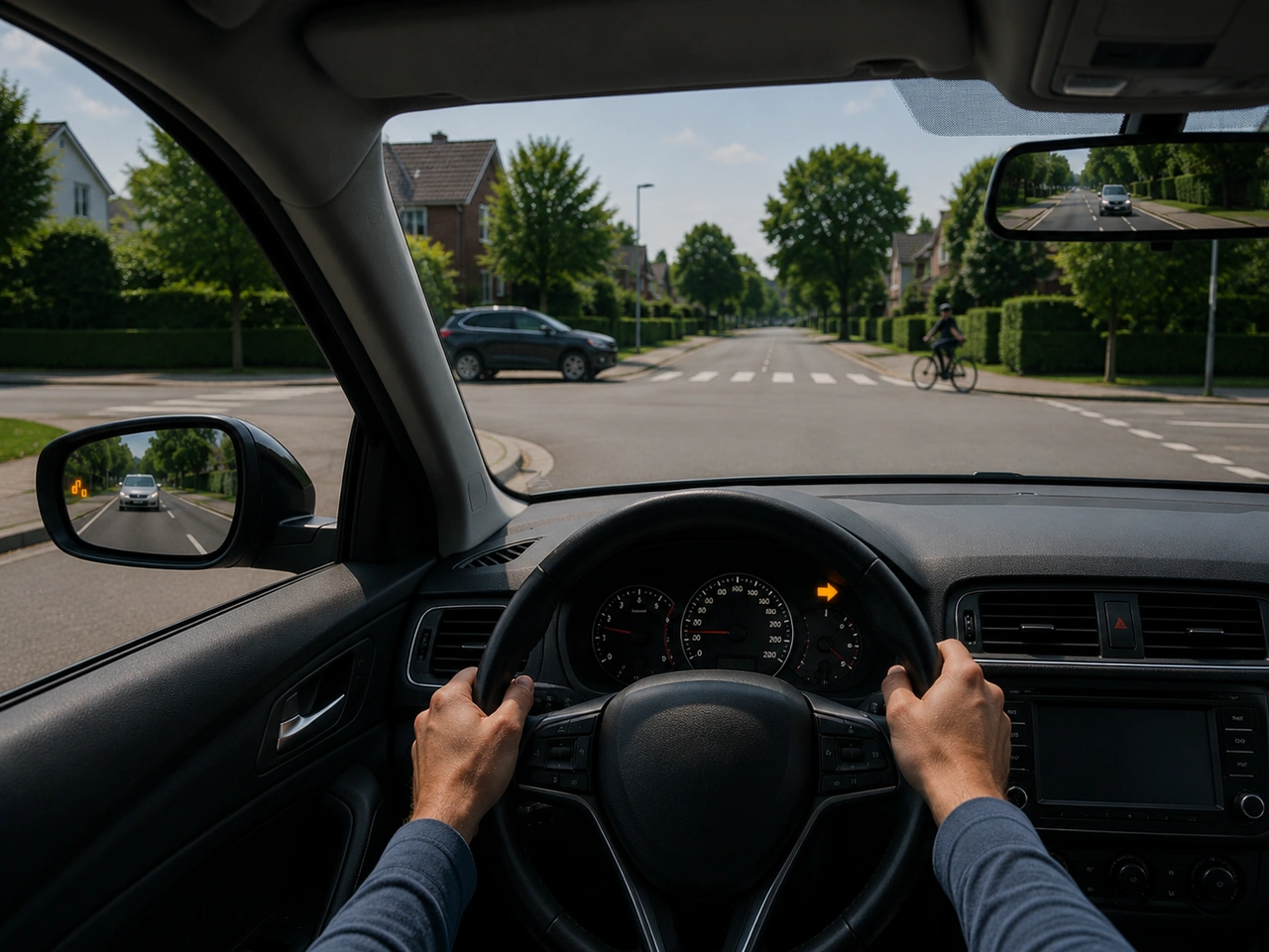What should you do before making a turn?