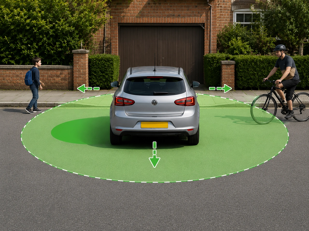 What should you do before reversing your vehicle?