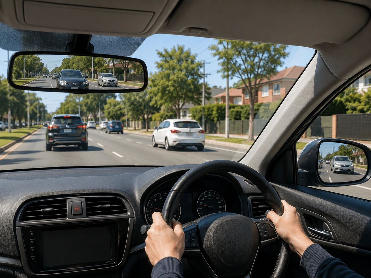 Por que deve verificar regularmente os espelhos durante a condução?