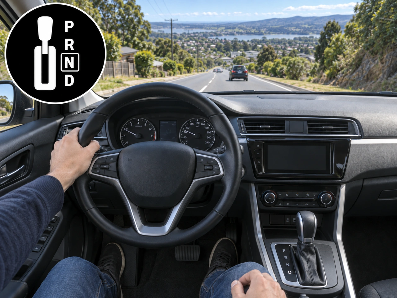 Porque deve evitar selecionar N ao descer num veículo automático?