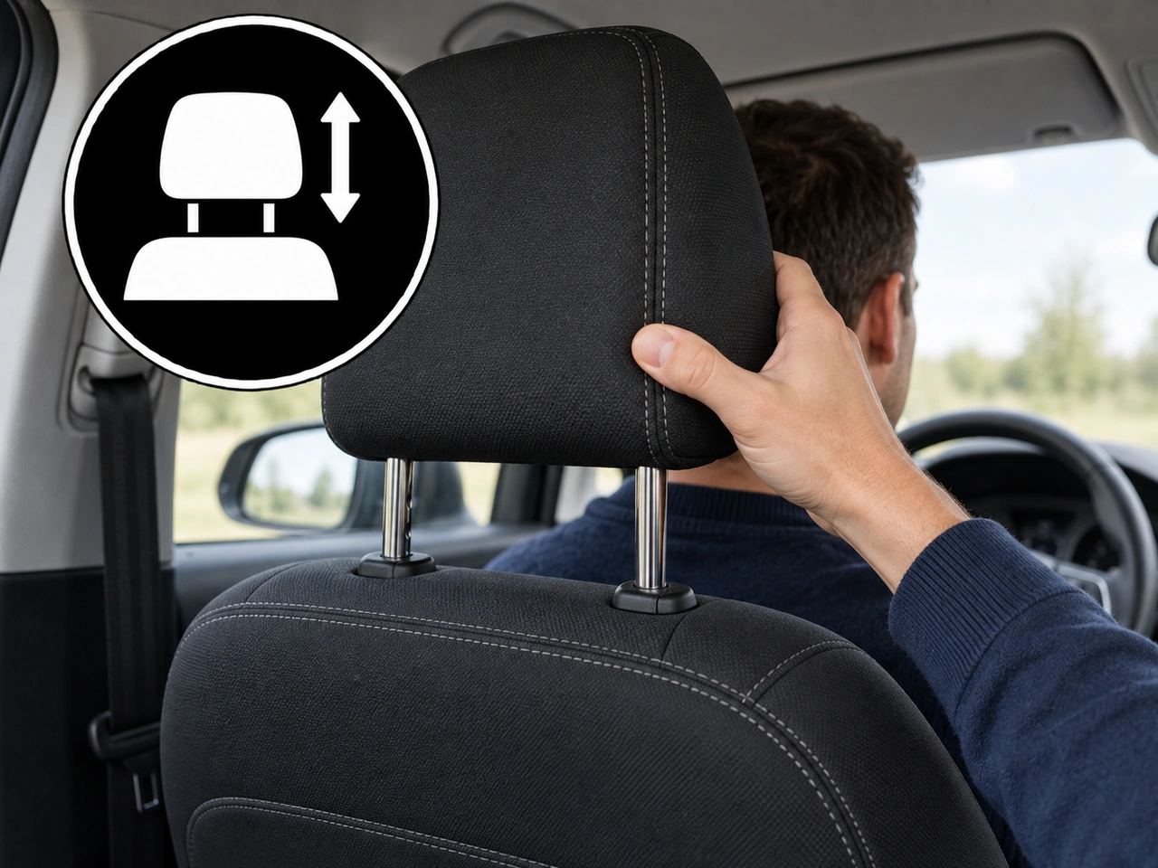 Why should the head restraint be adjusted correctly?