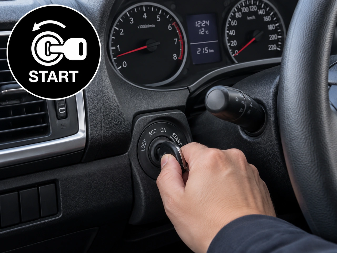 Motor çalıştıktan sonra kontak anahtarıyla ne yapmalısınız?