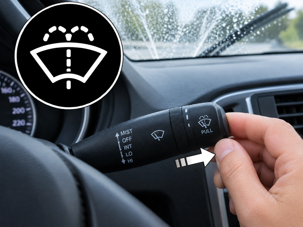 What does this vehicle-control symbol indicate?