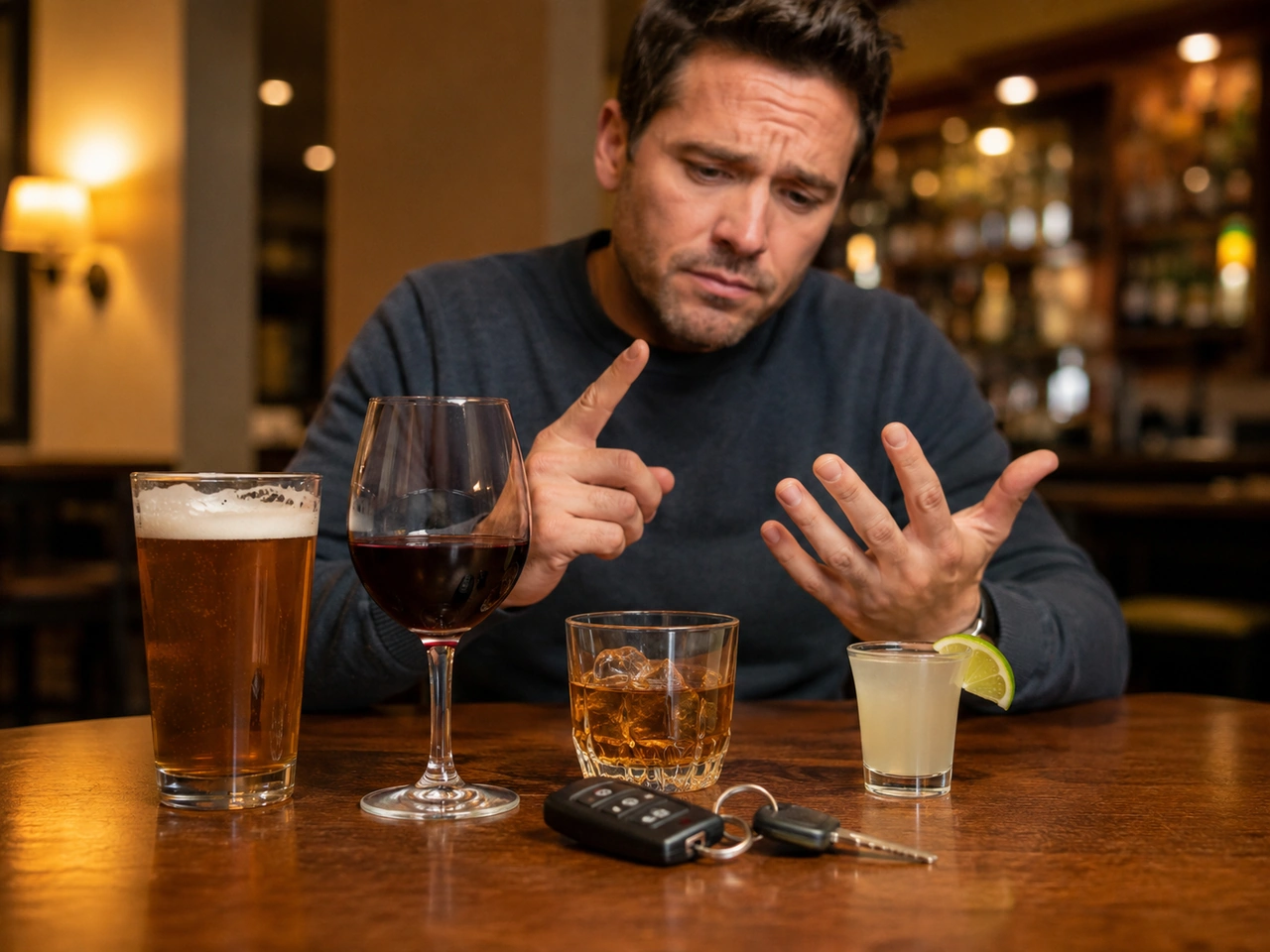 Why is counting drinks an unreliable way to decide whether you can drive?