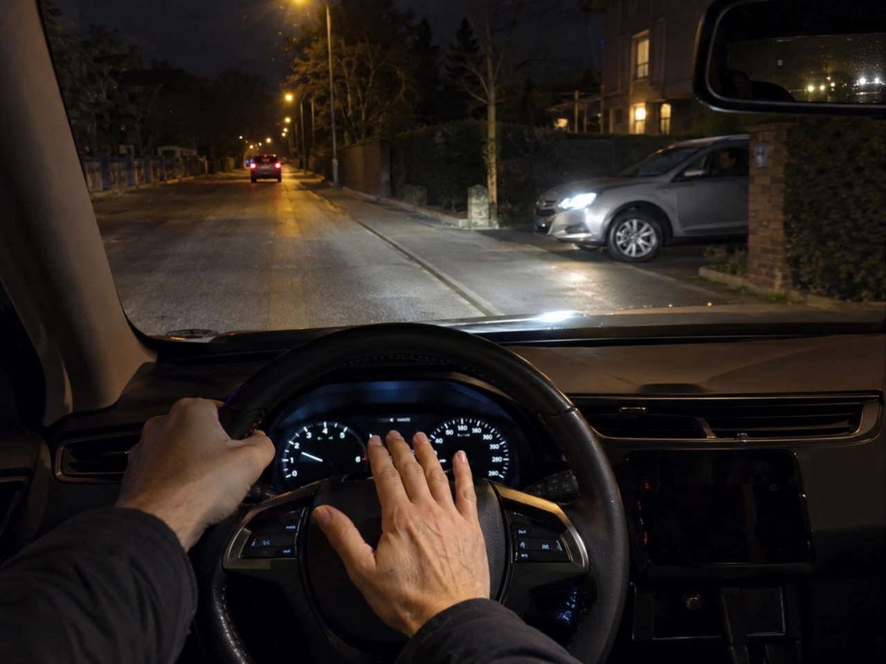 When may drivers normally use the horn at night in Wallonia?