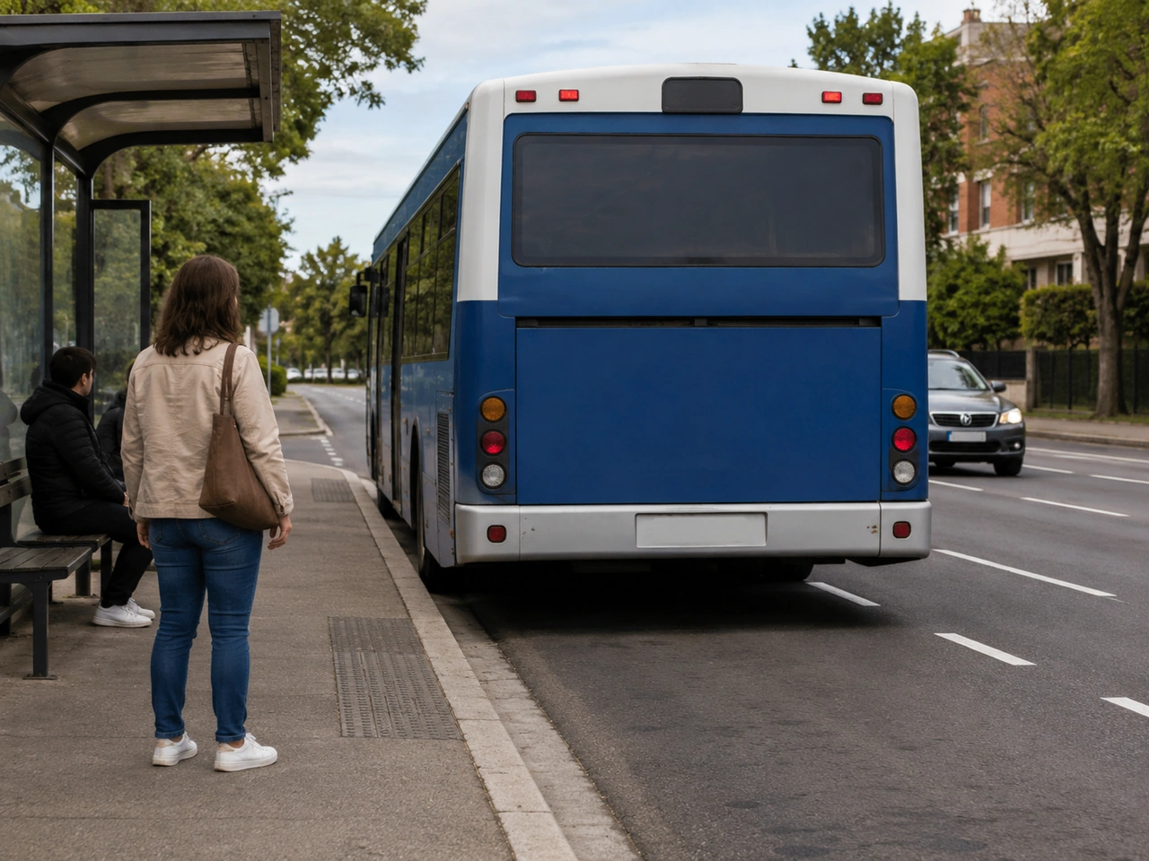 O que deve fazer antes de atravessar atrás de um autocarro ou veículo de grandes dimensões?