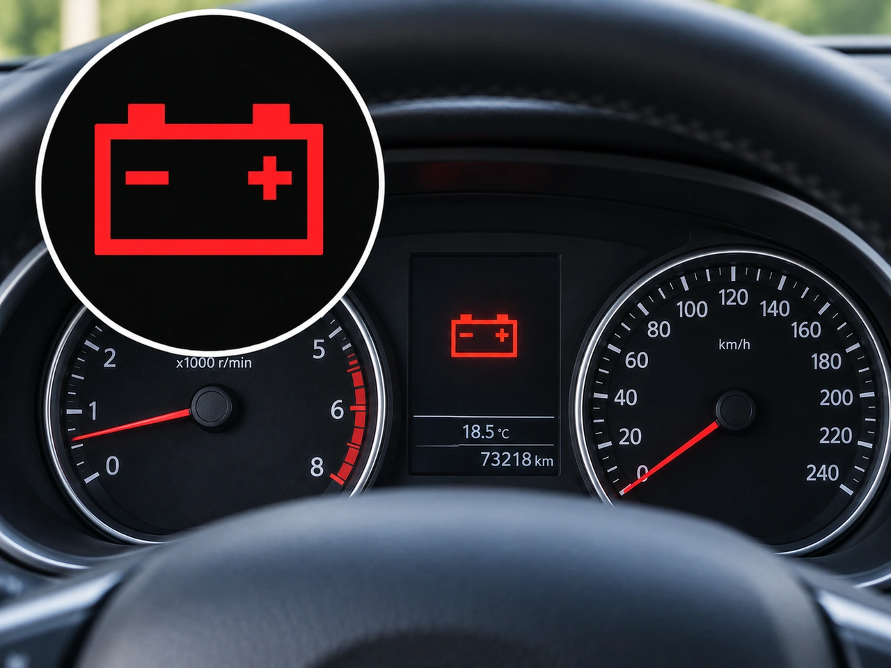 What does this dashboard symbol indicate?