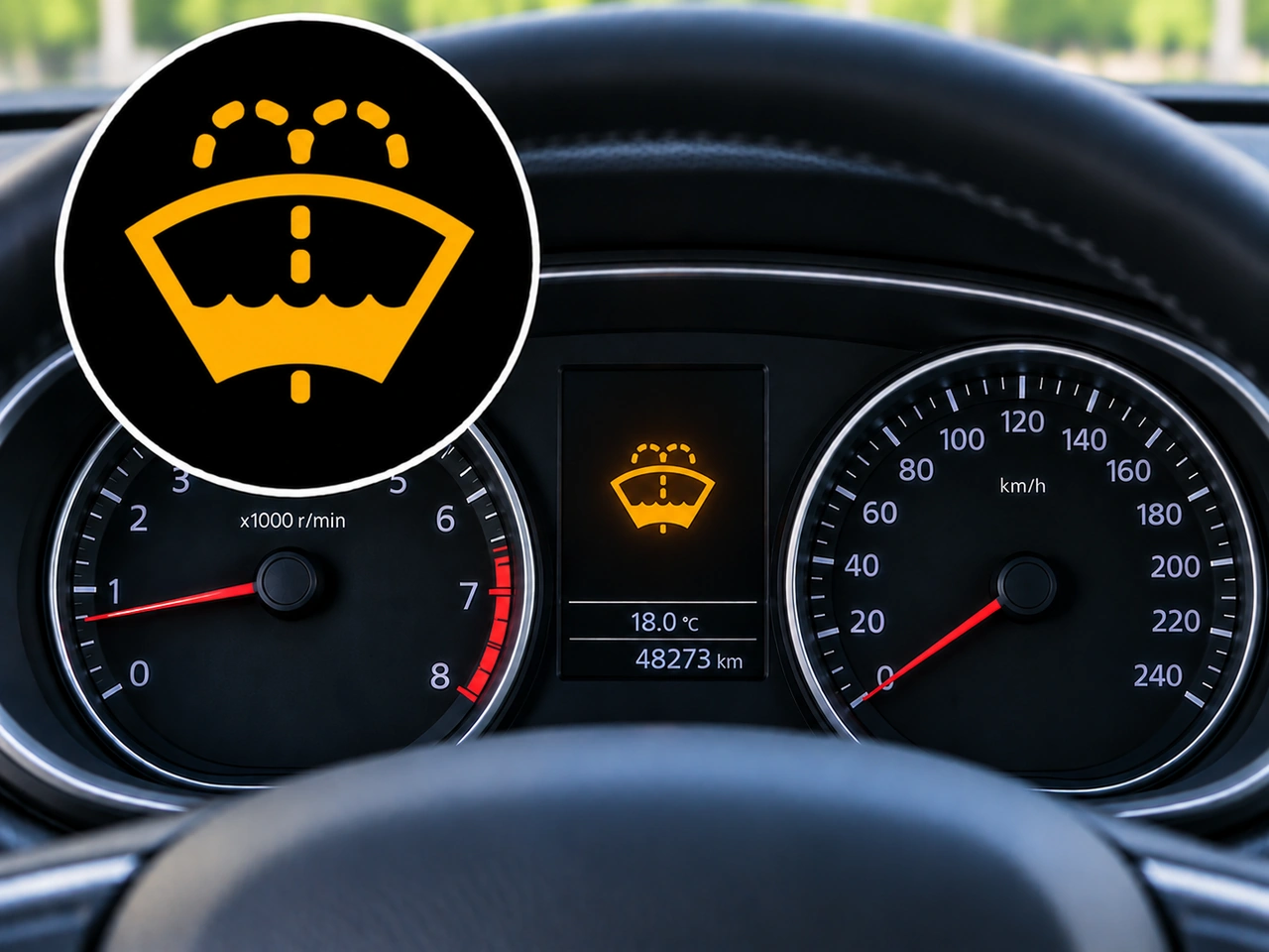 What does this dashboard symbol indicate?