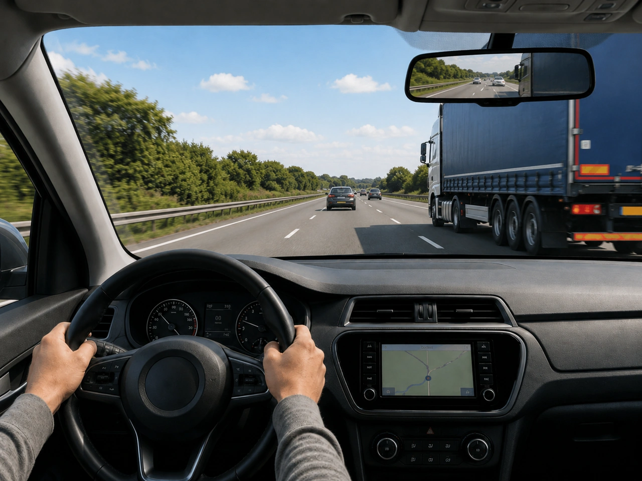 É mais seguro conduzir acima do limite de velocidade ao ultrapassar.