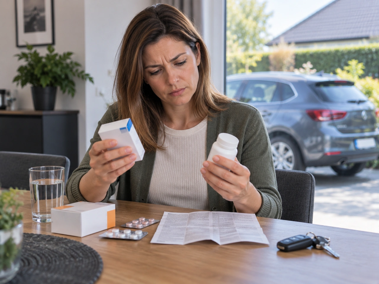 Why should you be careful when taking more than one medicine before driving?