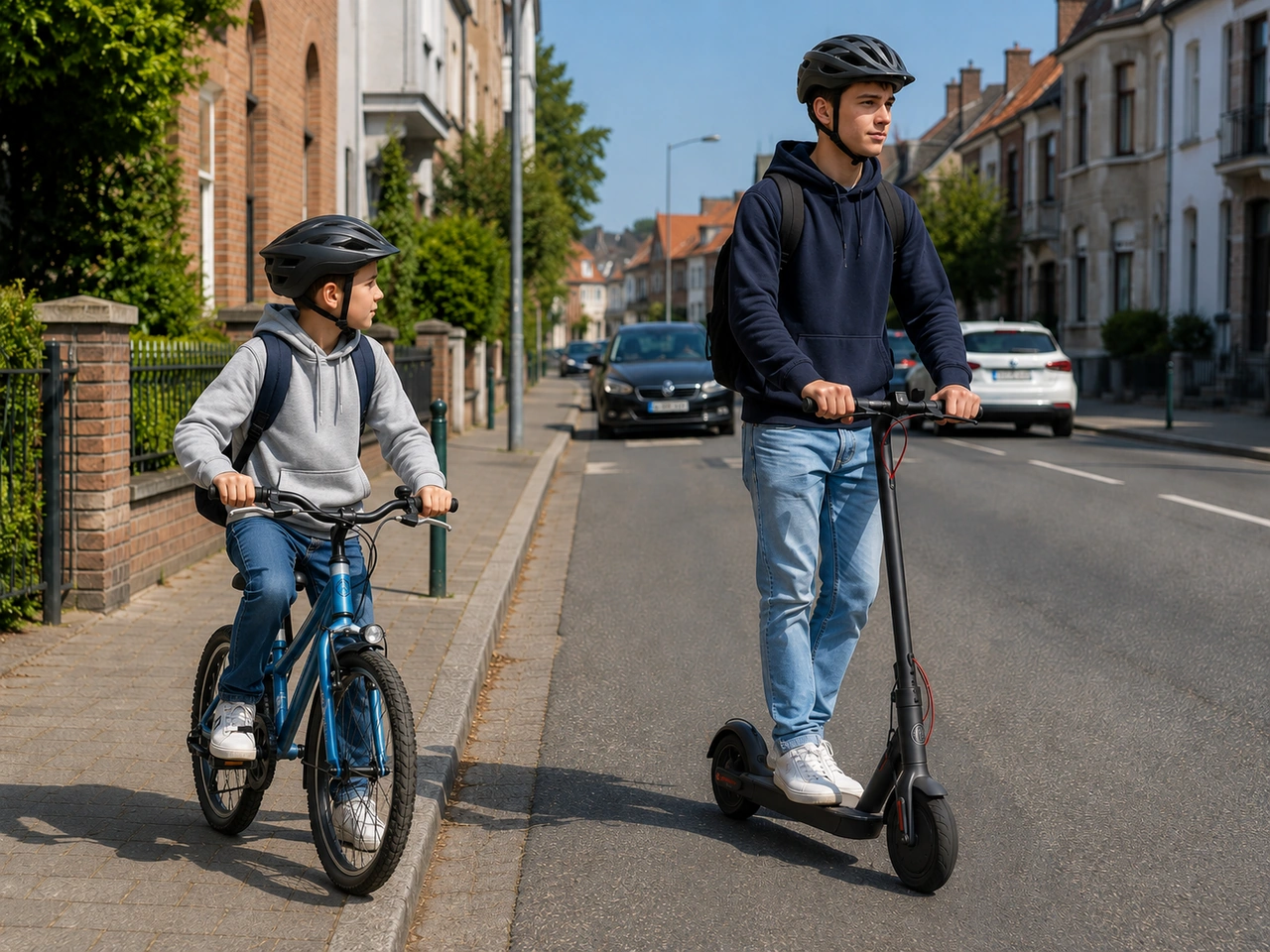 Belçika'da elektrikli scooter kullanmak için asgari yaş nedir?