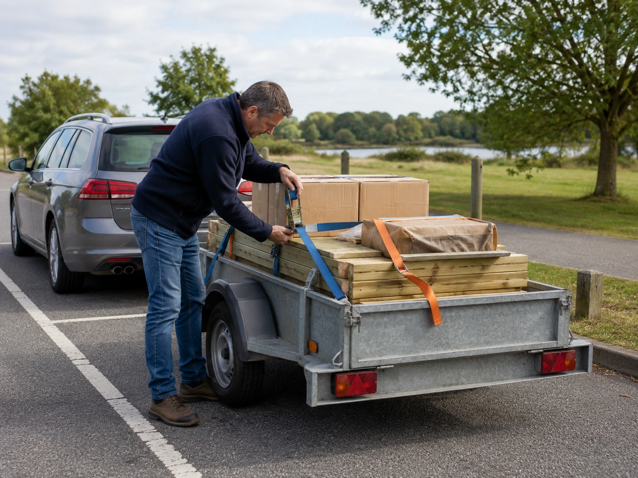 What should you check shortly after securing a load?