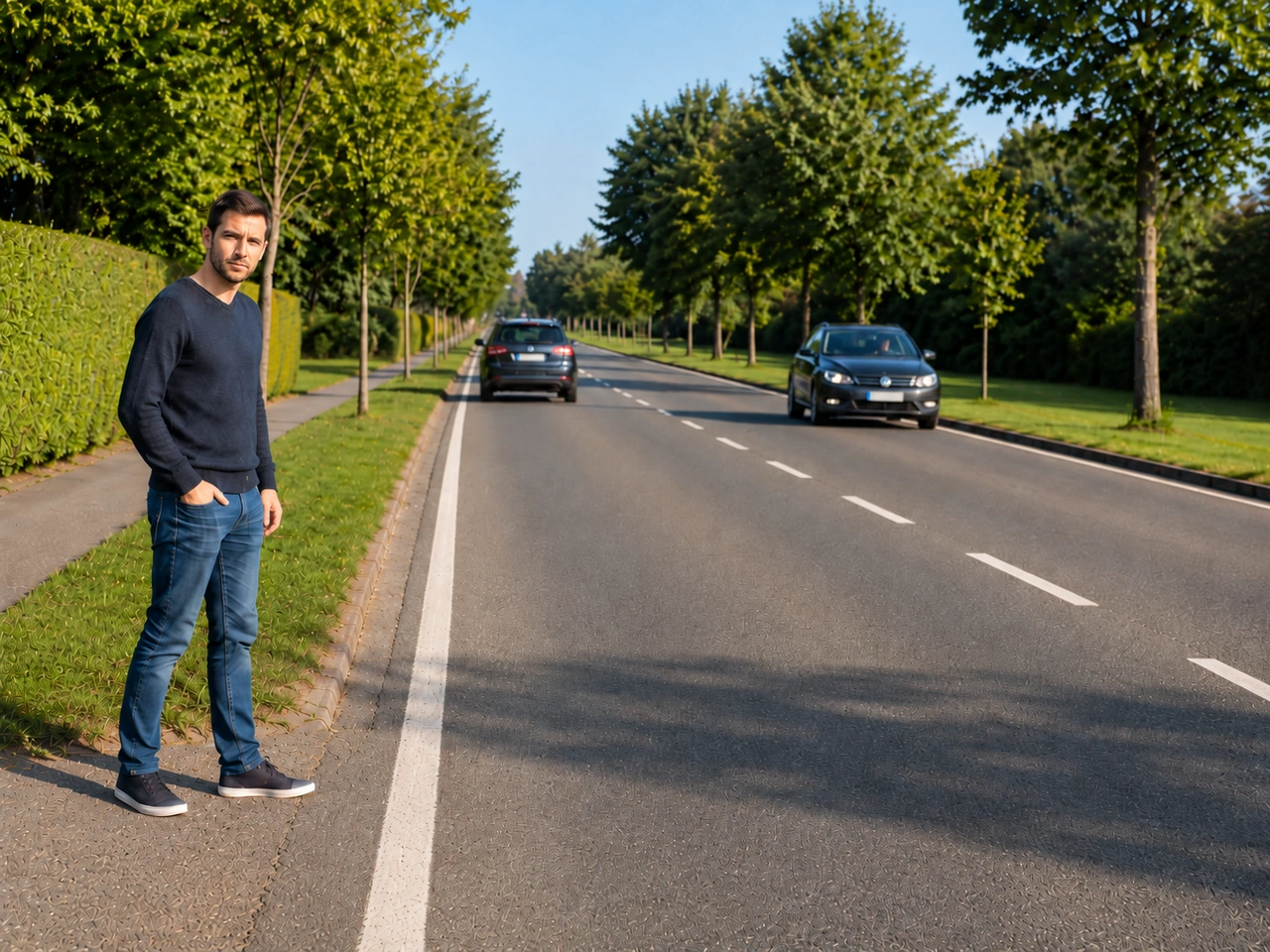 Yakında işaretli geçit olmayan bir yolu geçerken ne yapmalısınız?