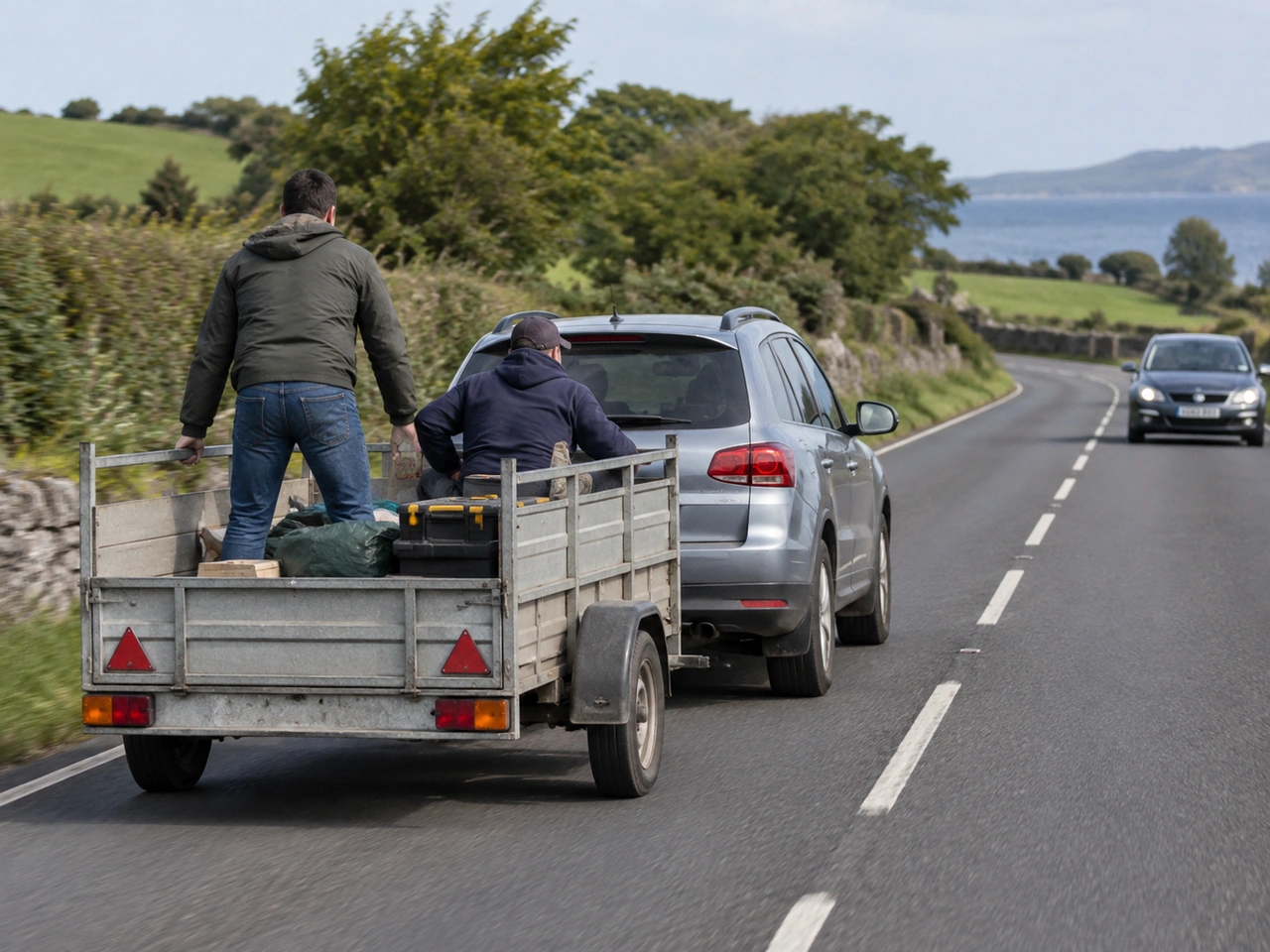 Should passengers travel in an ordinary goods trailer?