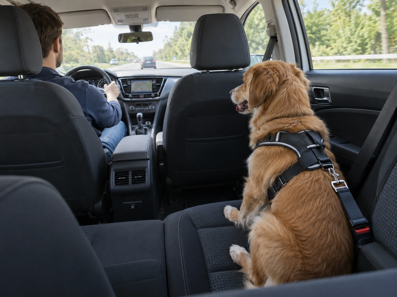 Como devem ser transportados animais de estimação em segurança num veículo?
