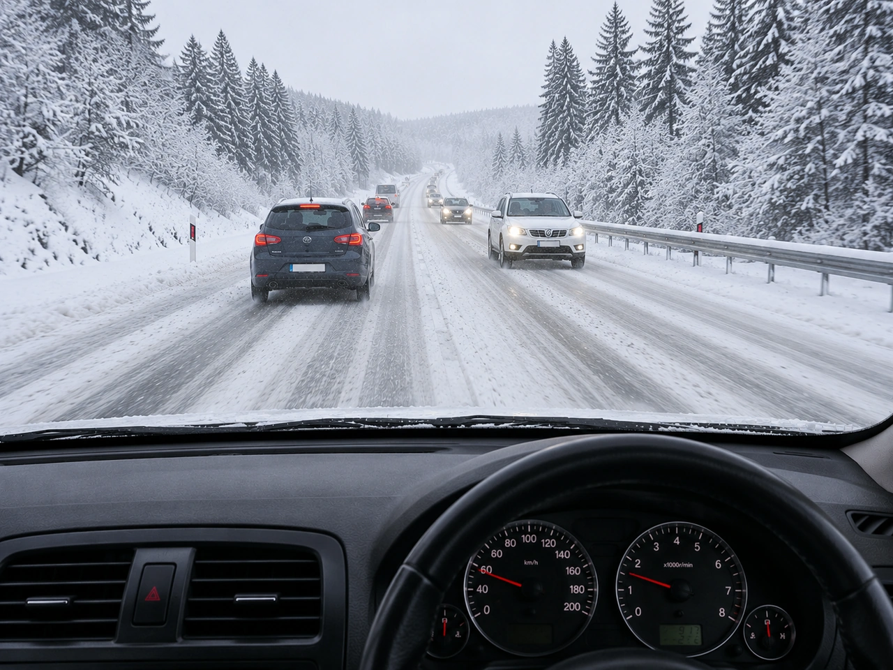 Yol kar veya buzla kaplıysa ne yapmalısınız?