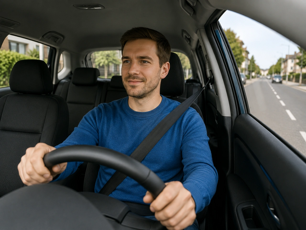 You should always wear a seat belt, even on short trips.