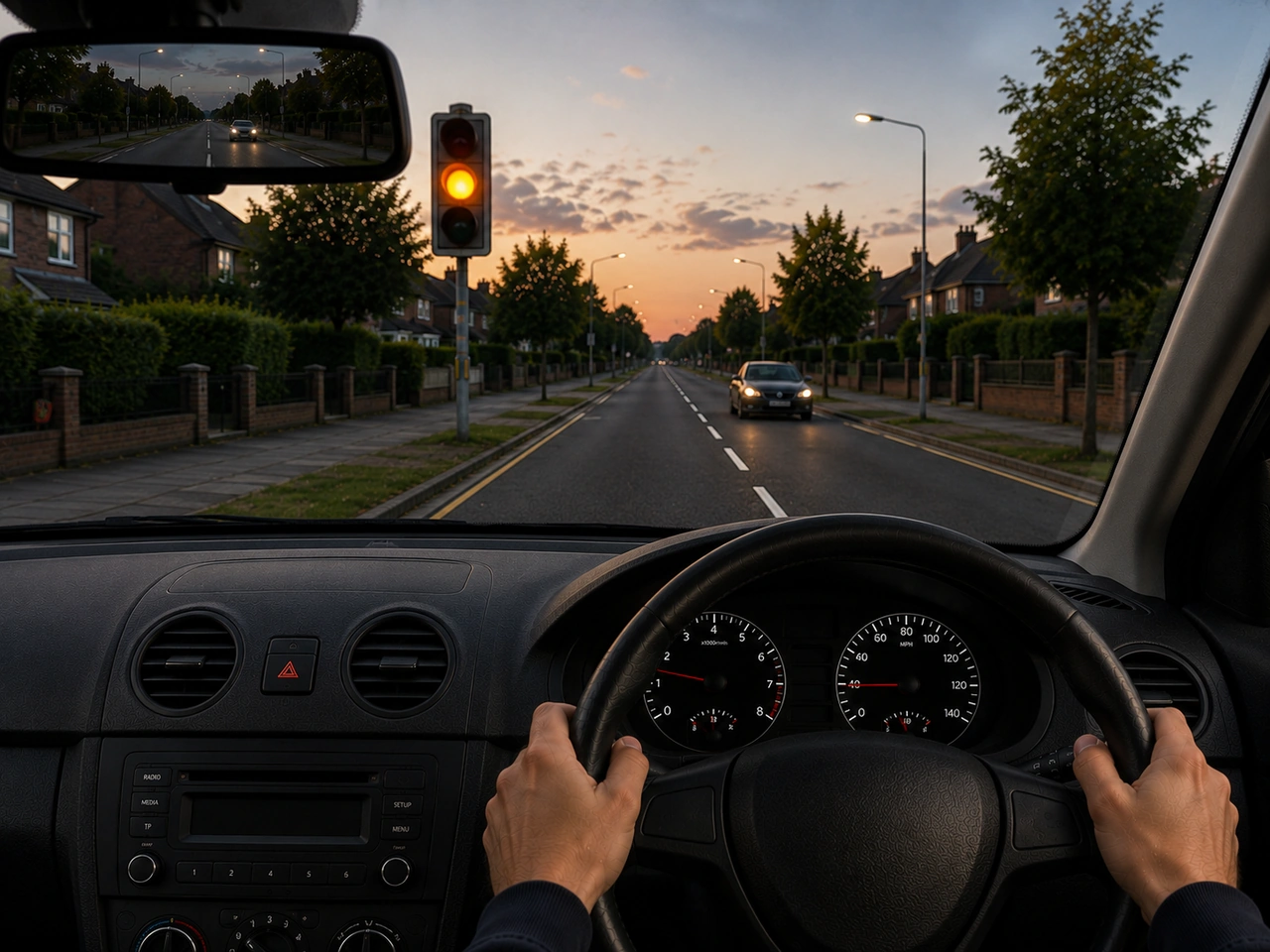 Yaklaşırken trafik ışıkları sarıya dönerse ne yapmalısınız?