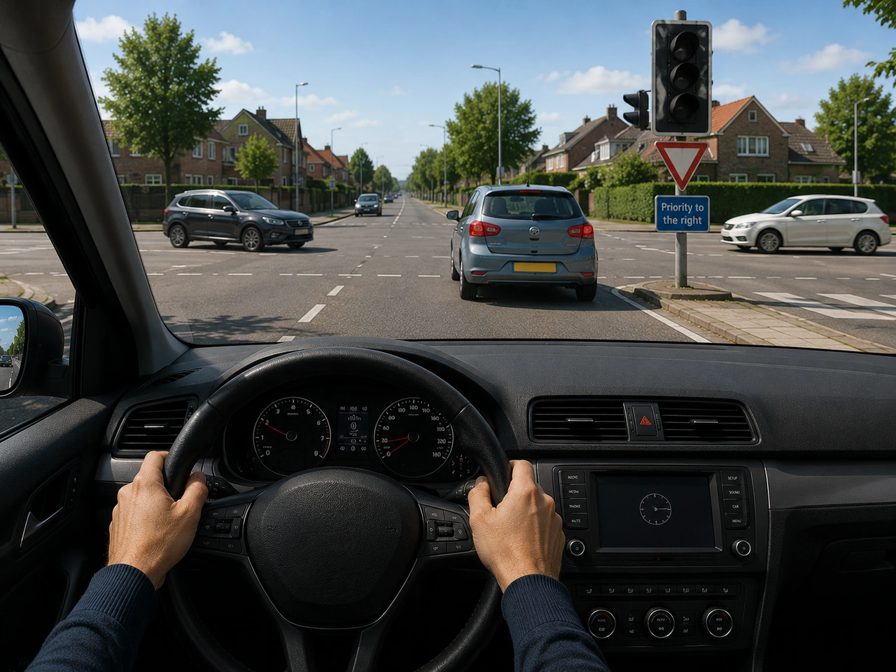 What should you do when traffic lights are not working?