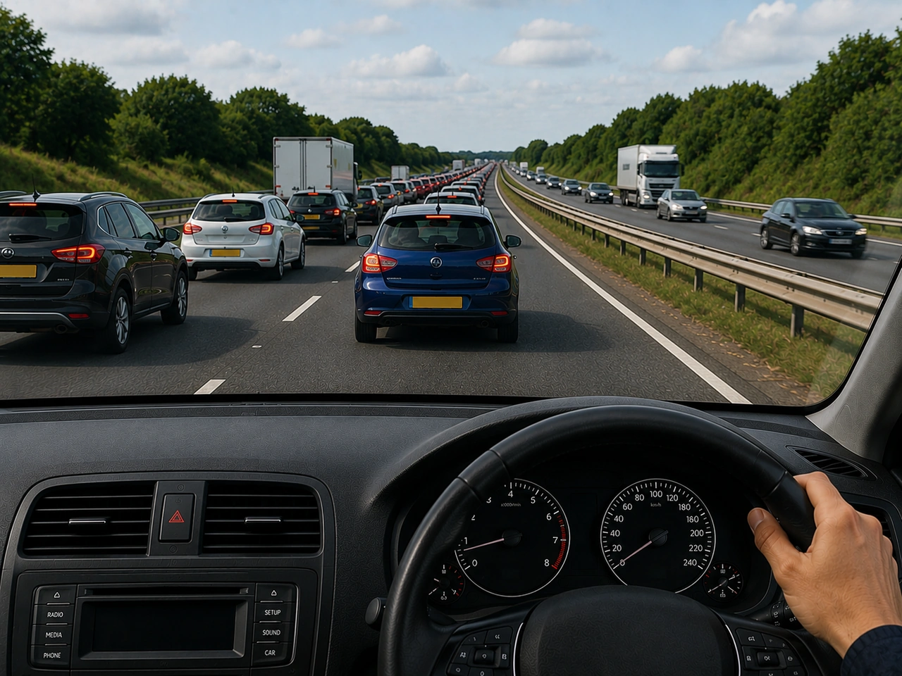 Otoyolda trafik aniden yavaşlarsa ne yapmalısınız?