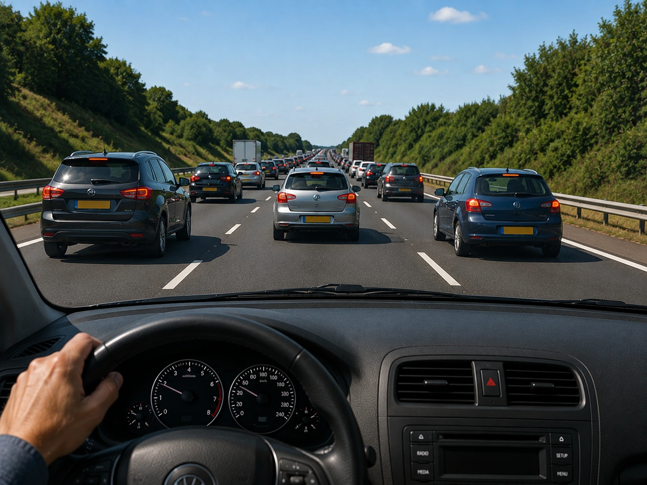 Otoyolda trafik aniden yavaşlarsa ne yapmalısınız?