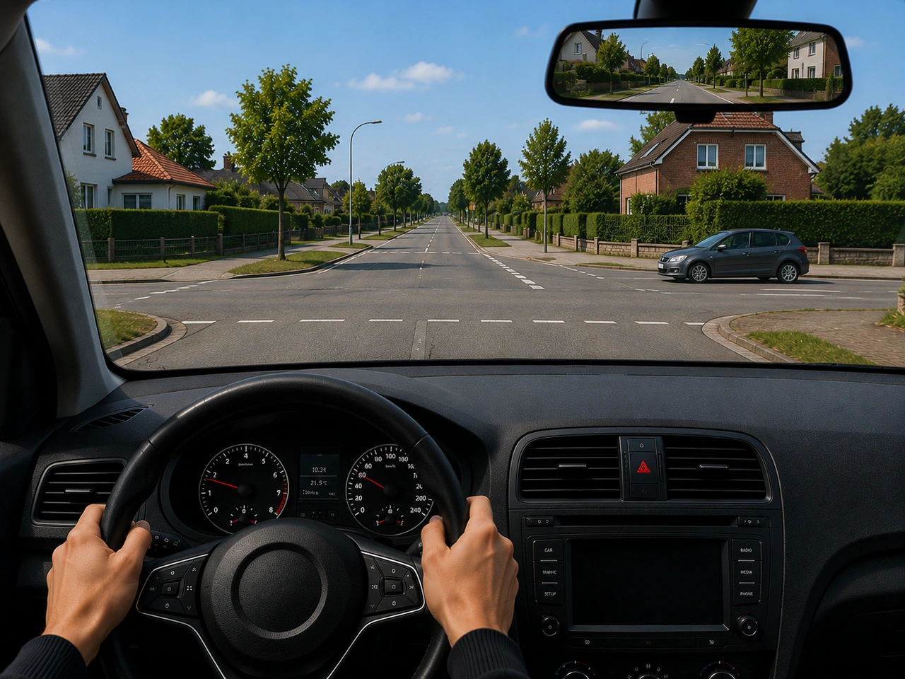What should you do if you are unsure who has priority at a junction?