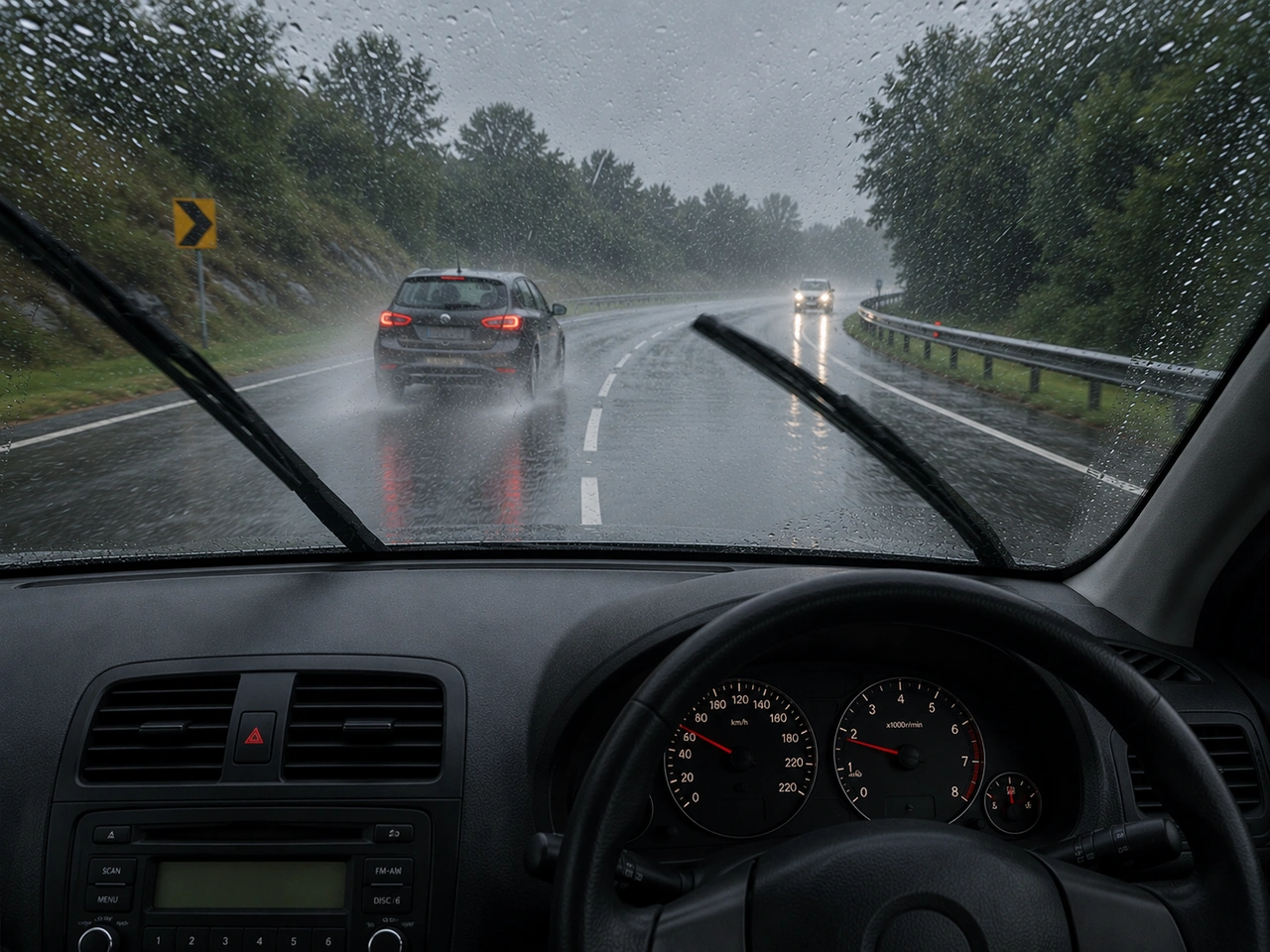 Aracınız ıslak yolda yol tutuşunu kaybederse neden kaçınmalısınız?