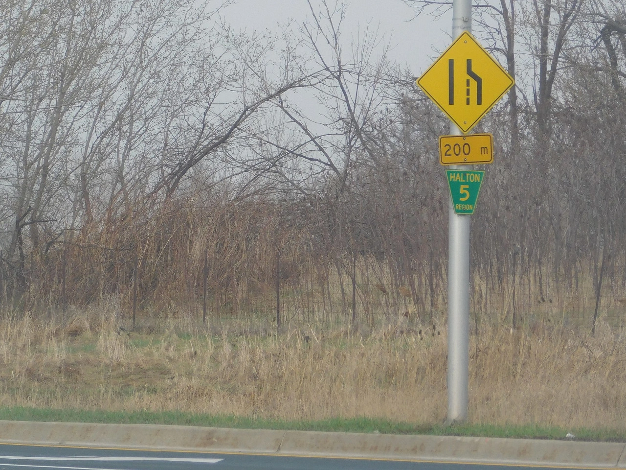Road narrowing