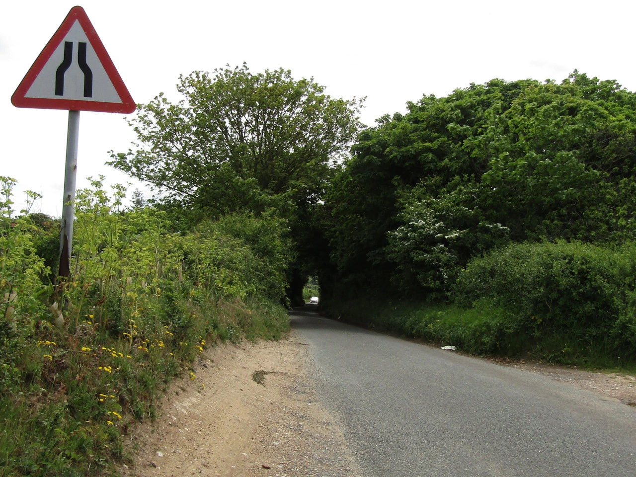 Road narrowing