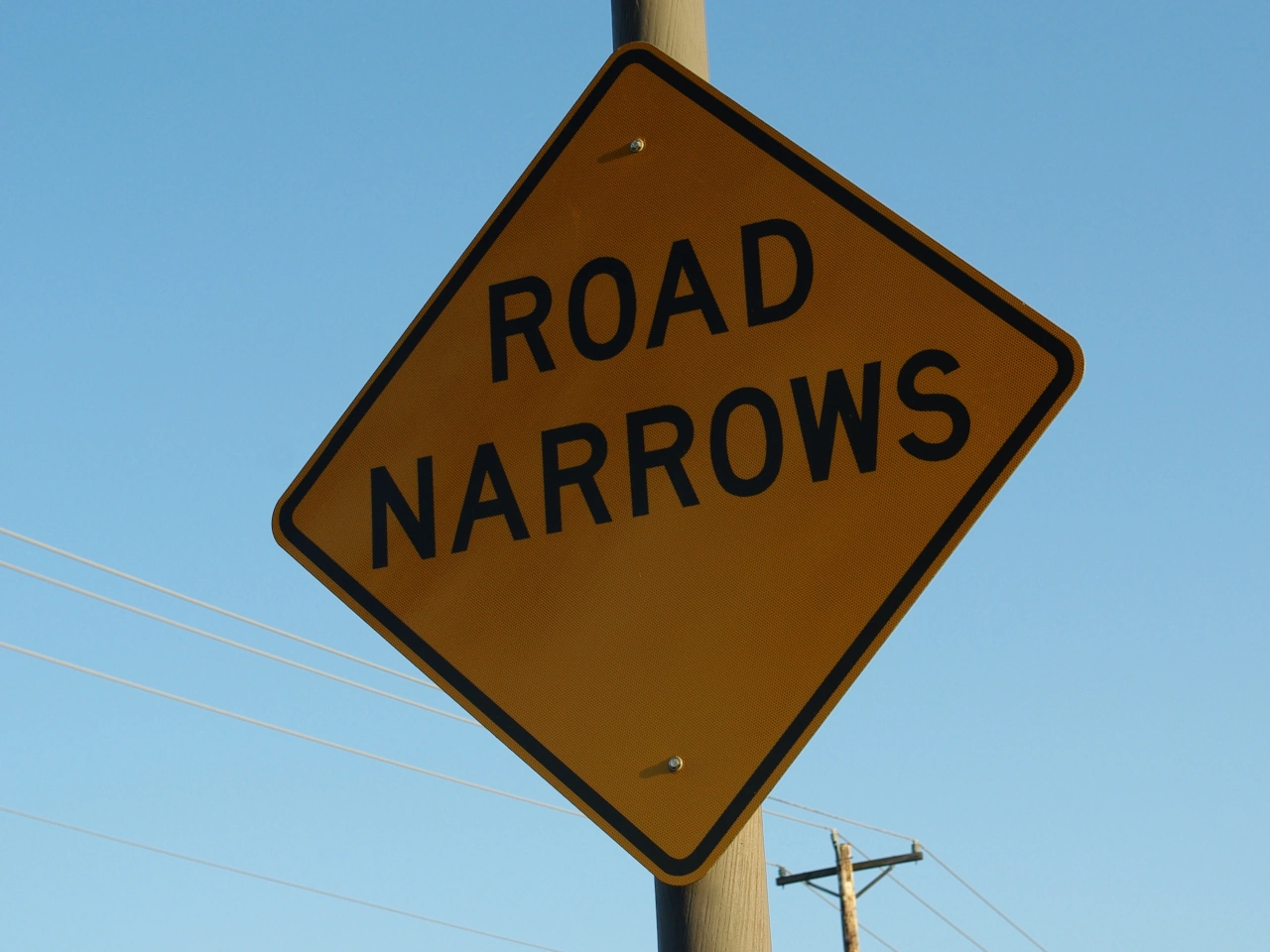 Road narrowing