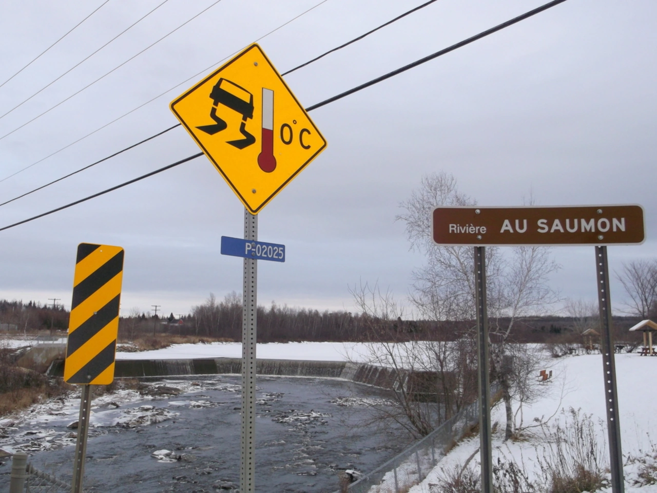 Slippery road