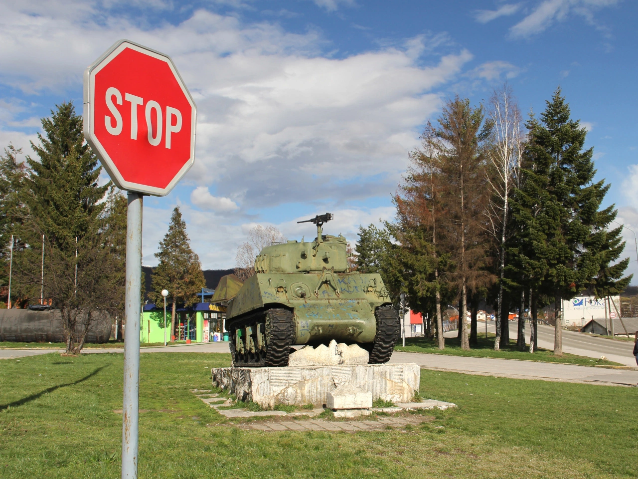 Stop sign