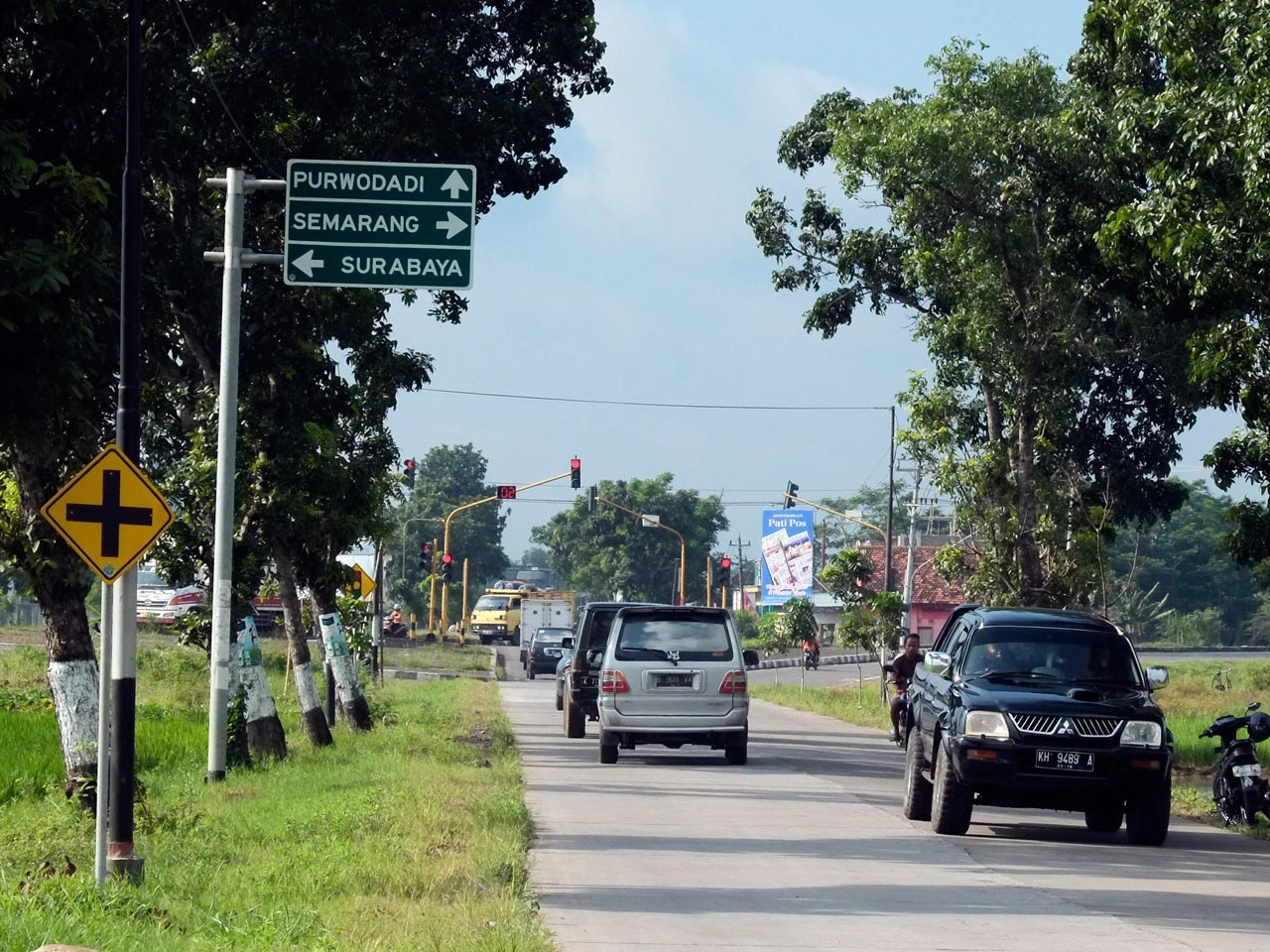 Uncontrolled crossroad
