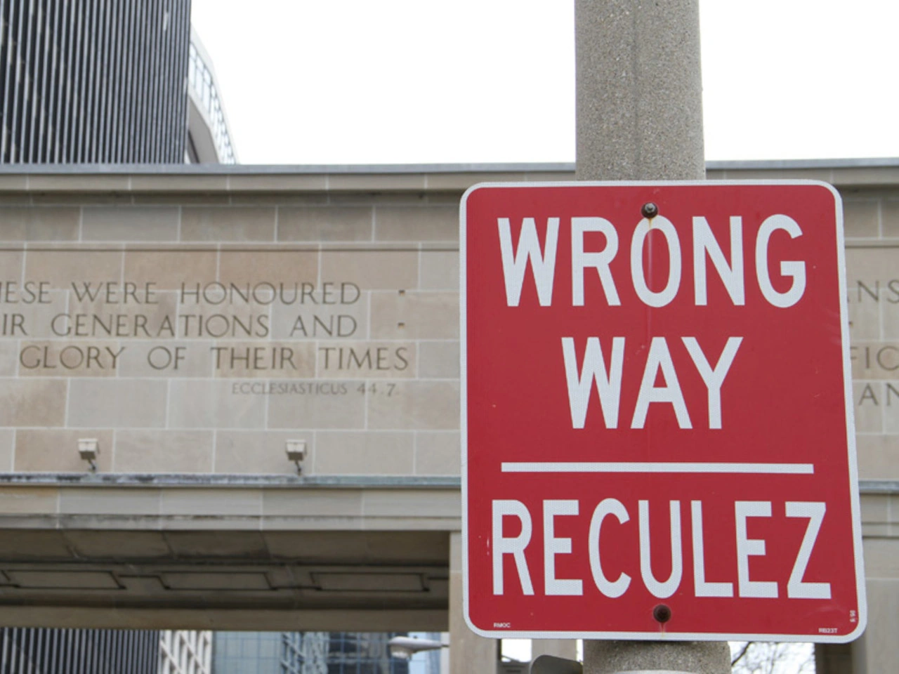 Wrong-way driving