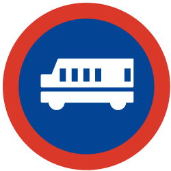 Vorgeschriebener Fahrstreifen für Lastwagen.