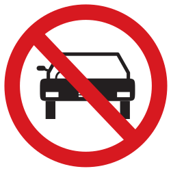 Pkw verboten.