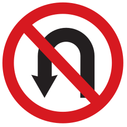 Wenden verboten.