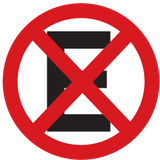 Halten und Parken verboten.