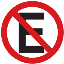 Parken verboten.